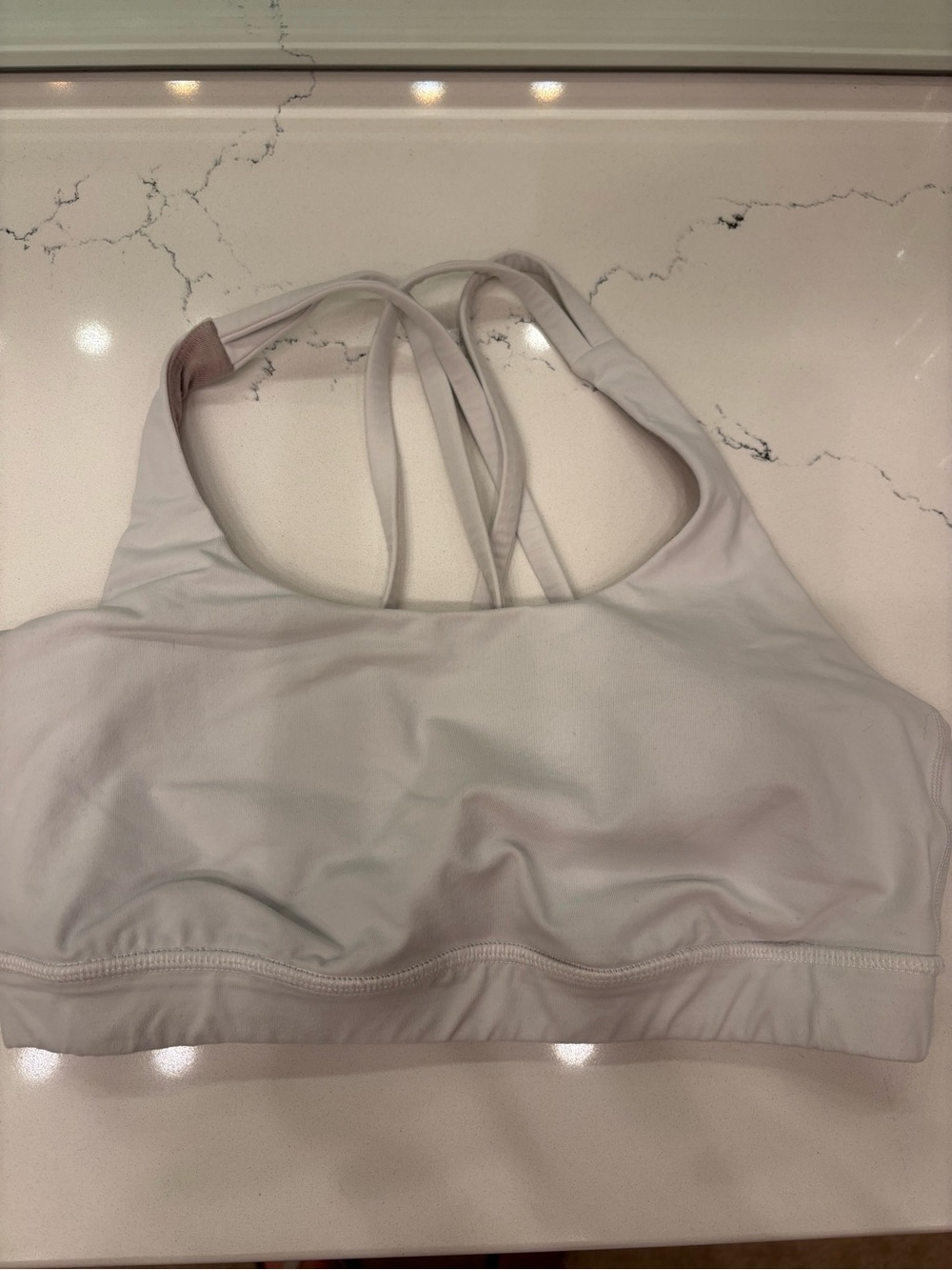 Lululemon Energy Bra 8 white